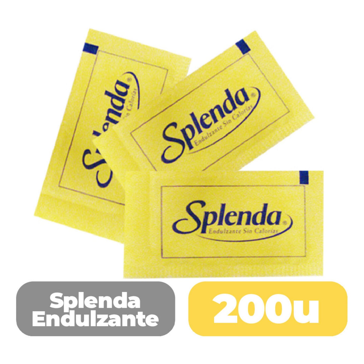 Splenda Sugar Substitute 200 Sachets Package