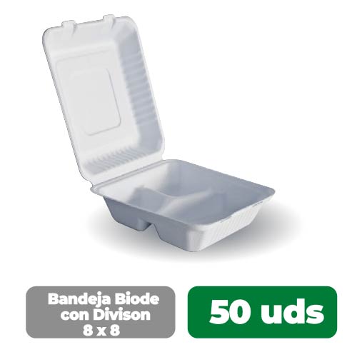 Biodegradable Tray with 8x8 Division 50 pcs