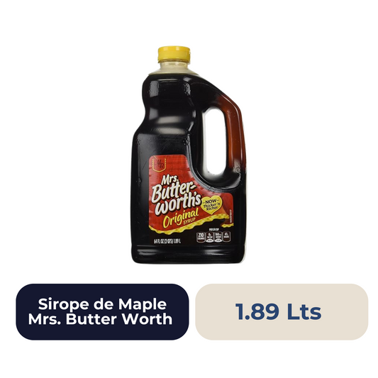 Sirope de Maple Mrs. Butter Worth 1.89 Litros