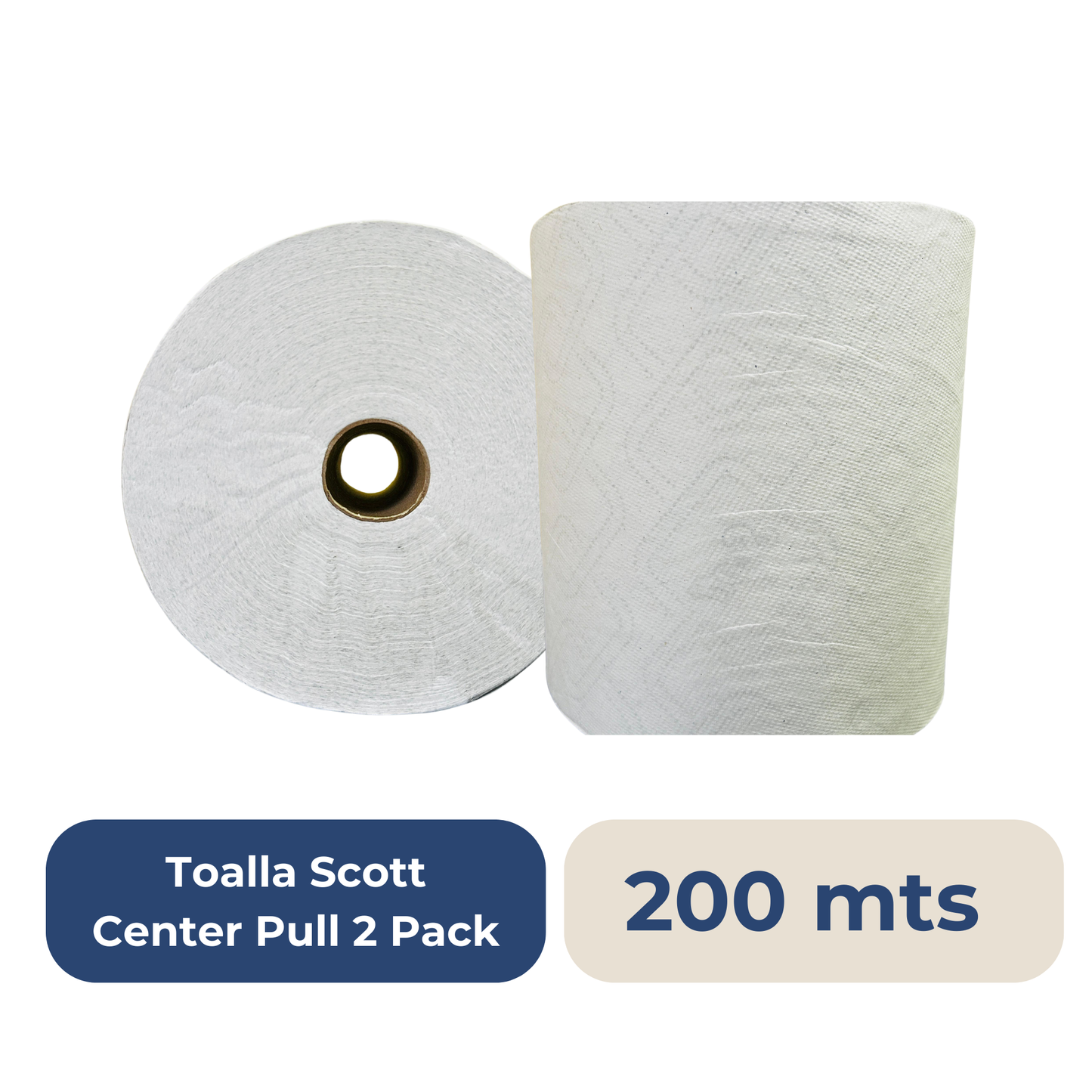 KCP Toalla Scott Center Pull 2 Pack 200 Metros