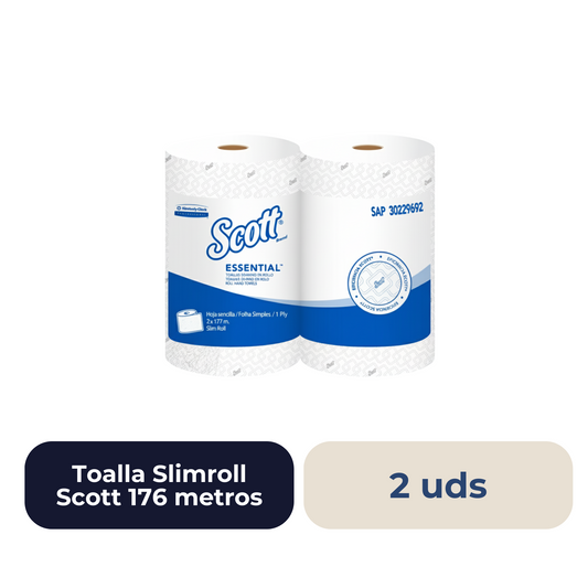 Toalla Slimroll Scott 2 Pack 176 metros