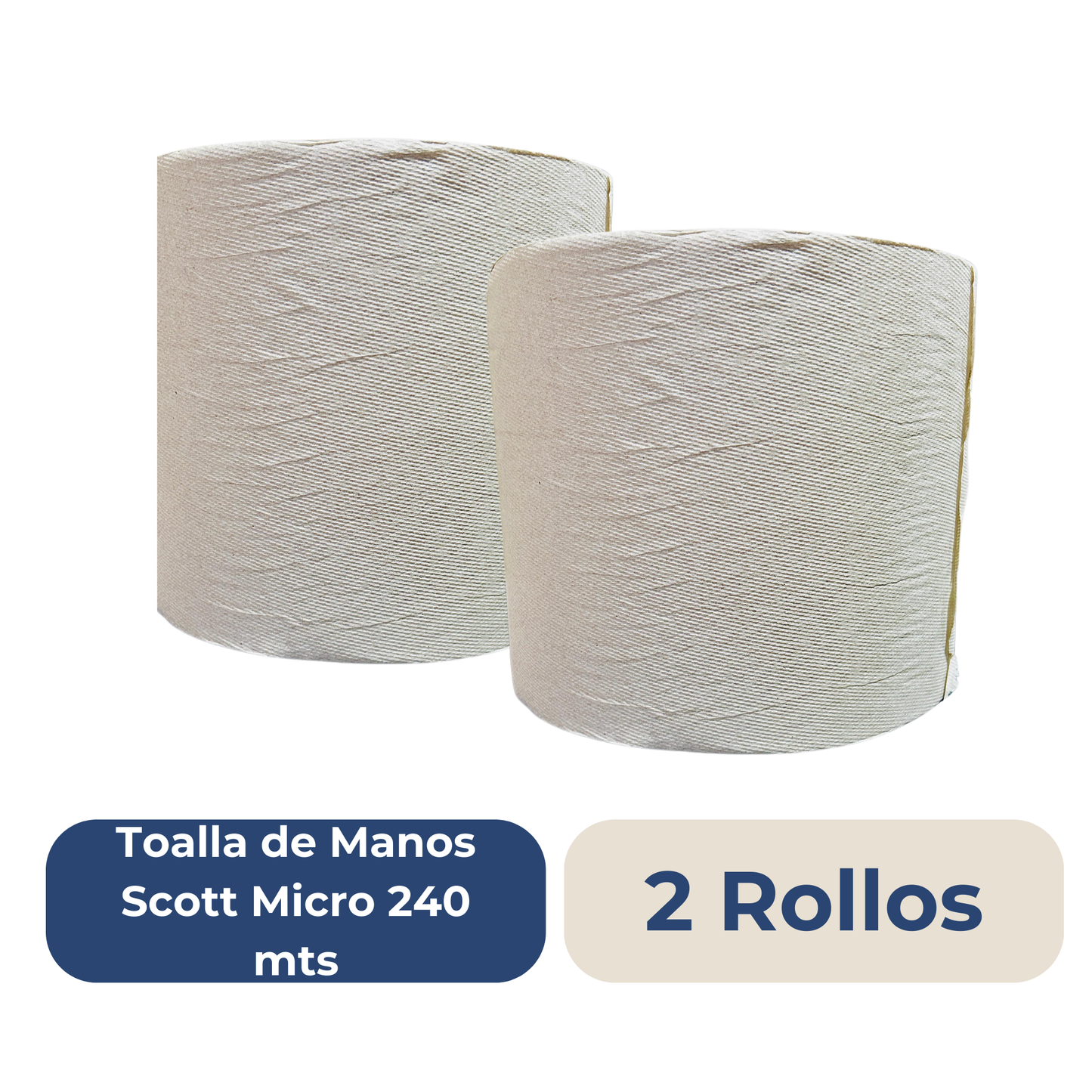 Toalla Rollo Micro Scott 2 Pack 240 mts