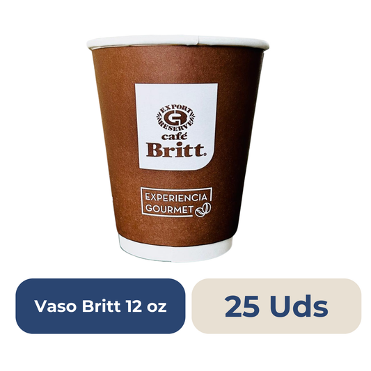 Vaso Britt 12 oz 25 uds