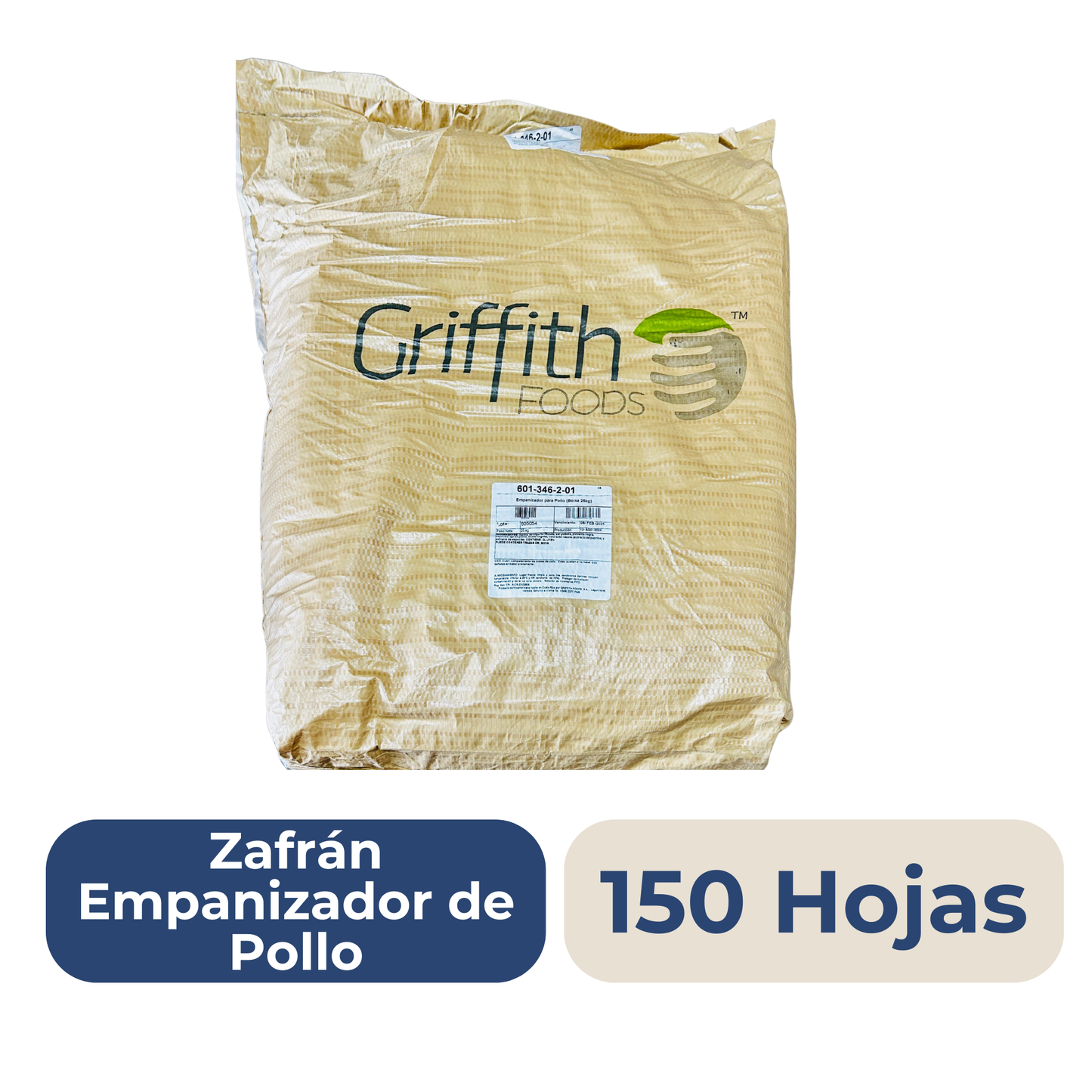 Zafrán Empanizador de Pollo Saco 25 Kgs