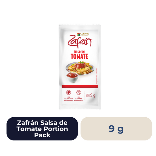 Zafrán Salsa de Tomate Portion Pack 9g cada una