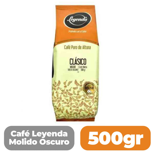 Café Leyenda Molido Tueste Oscuro  500 grs